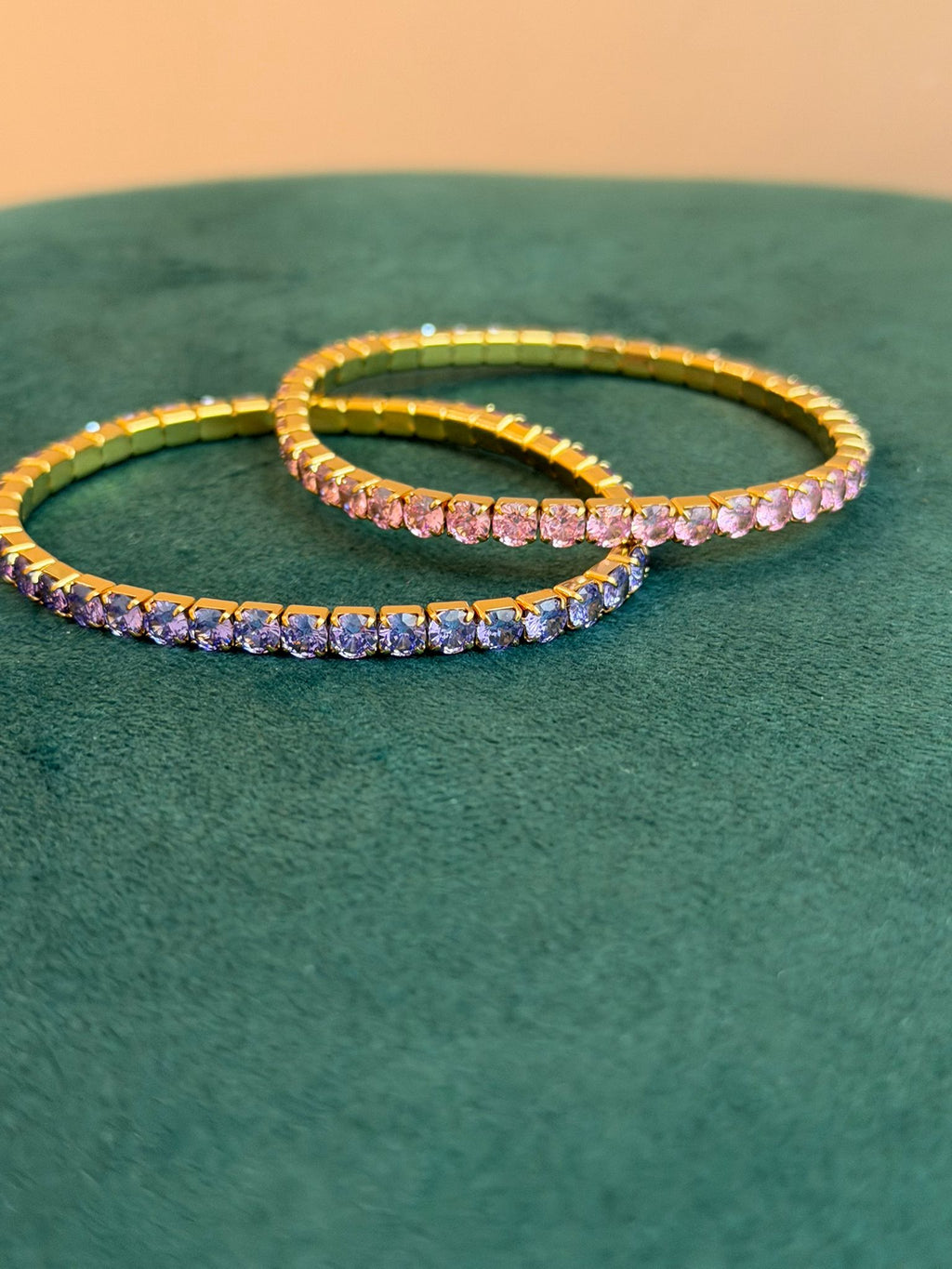 Bracciale tennis elastico