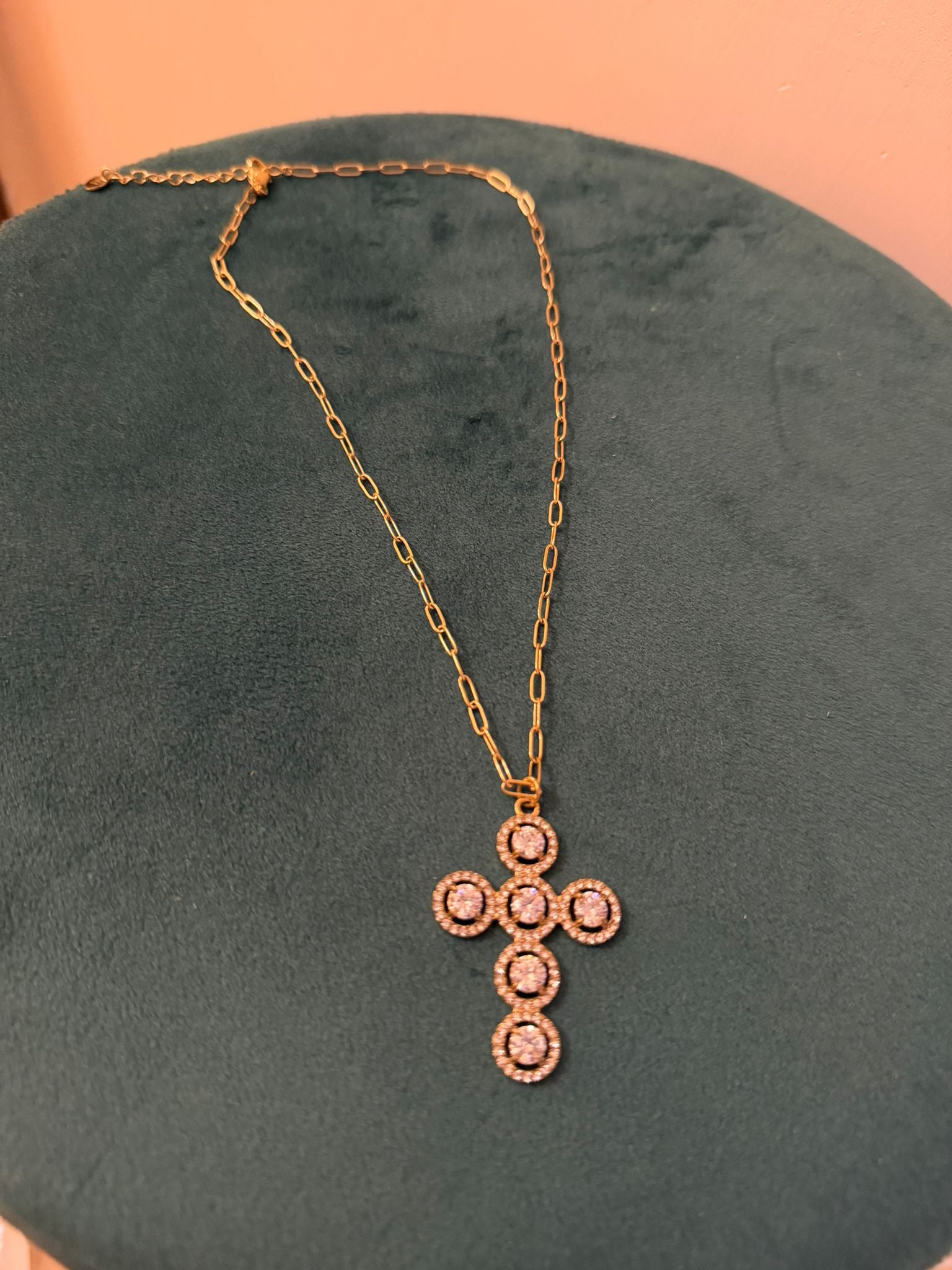 Collana CROCE DIAMOND