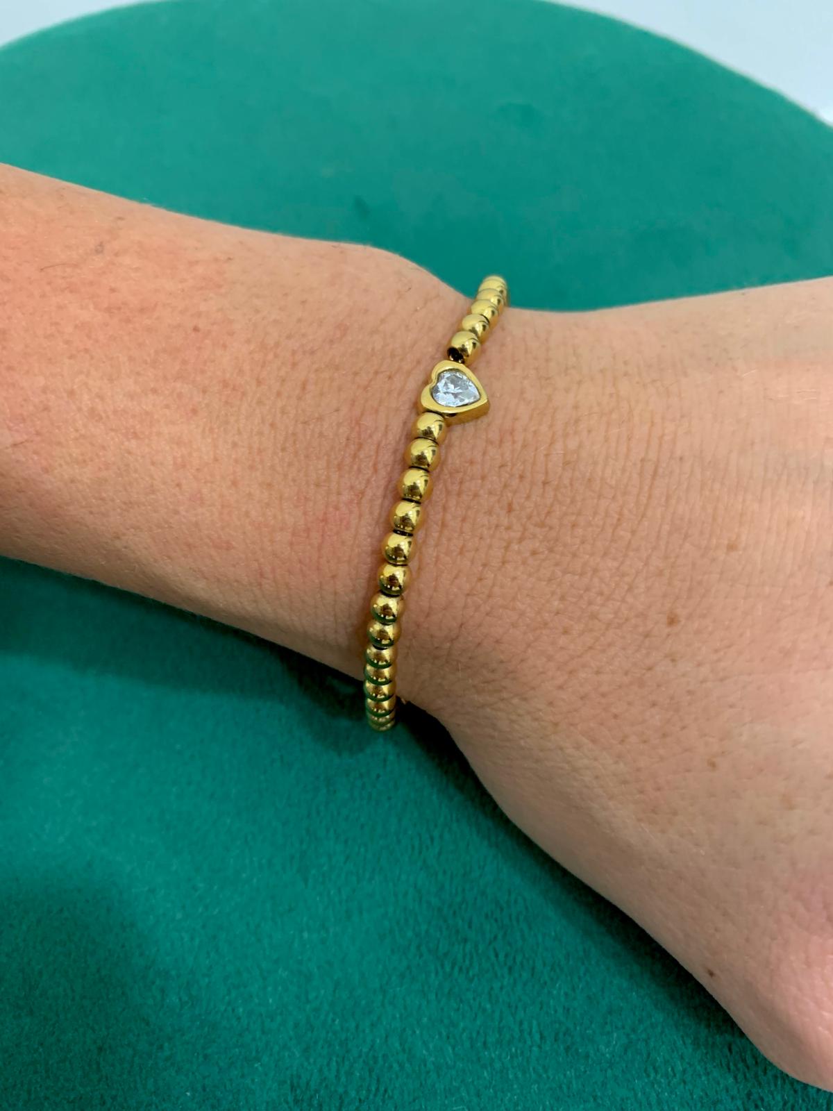 Bracciale cuore diamond